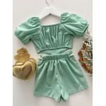 Conjunto Maria Eduarda Verde Menta 
