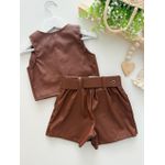 Conjunto Maria Laura Marrom 