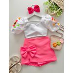 Conjunto Melinda Rosa Neon 