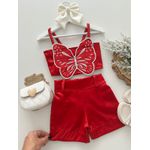 Conjunto Melissa Vermelho 