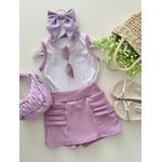 Conjunto Monique Lilás 