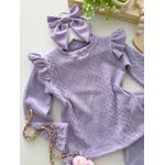 Conjunto Roberta Lilás 