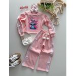 Conjunto Moletom Stitch Rosa 