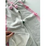 Conjunto Moletom Stitch Cinza 