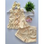 Conjunto Ana Laura Amarelo