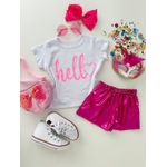 Conjunto Hello Pink