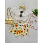 Conjunto Girassol Branco