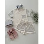 Conjunto Glamour Off White