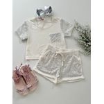 Conjunto Glamour Off White