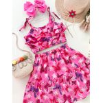 Conjunto Isabella Rosa Chiclete