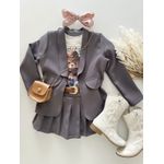 Conjunto Valentina Cinza