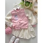 Jaqueta Stitch Rosa 