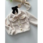 Jaqueta Teddy Off White 