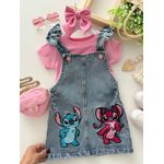 Salopete Stitch e Angel 