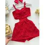 Macaquinho Gabriela Vermelho