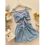 Macaquinho Gabriela Azul