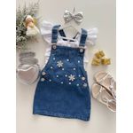 Salopete Flores Jeans