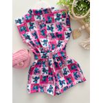 Macaquinho Stitch Pink 