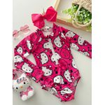 Maiô Hello Kitty Pink