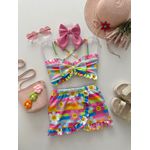 Biquíni Com Saída Flores