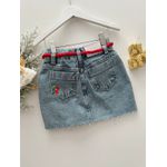 Saia Cerejinha JEANS