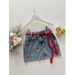 Saia Cerejinha JEANS