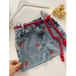 Saia Cerejinha JEANS