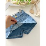 Short Saia Jeans Tradicional 