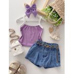 Short Saia Jeans Tradicional 