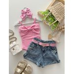 Short Jeans Laço 