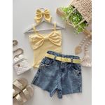 Short Jeans Laço 