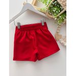 Short Saia Amora Vermelho