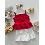 Short Saia Amora Branco