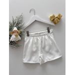 Short Saia Amora Branco