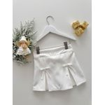 Short Saia Amora Branco