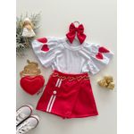 Short Raiane Vermelho