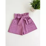 Short Linho Lilás