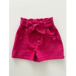 Short Linho Pink