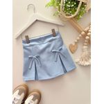 Short Saia Amora Azul