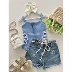 Short Jeans Flores 
