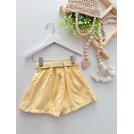 Short Saia Giovana Amarelo