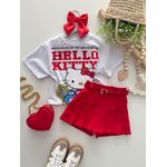 Short Saia Giovana Vermelho