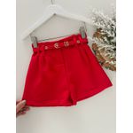 Short Natasha Vermelho
