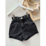 Short Jeans Preto 