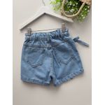 Short Saia Jeans Stras 