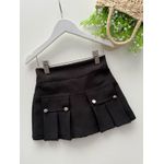 Short Saia Madu Preto 