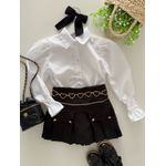 Short Saia Madu Preto 