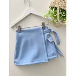 Short Saia Marcele Azul 