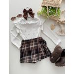 Short Saia Xadrez Café