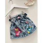 Short Saia Jeans Stitch e Angel 